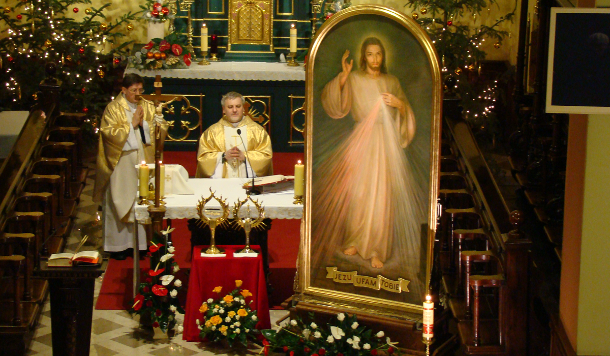 Jezus Miłosierny w progach sercańskiego kościoła