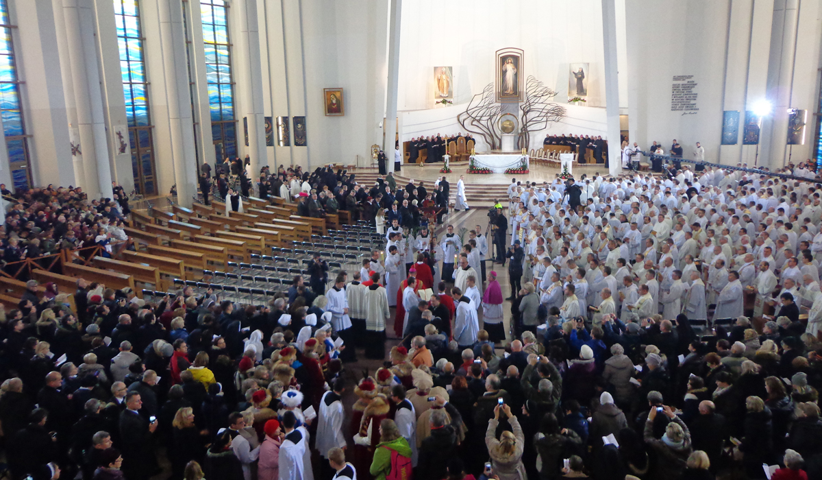 Uroczystości  w krakowskich Łagiewnikach