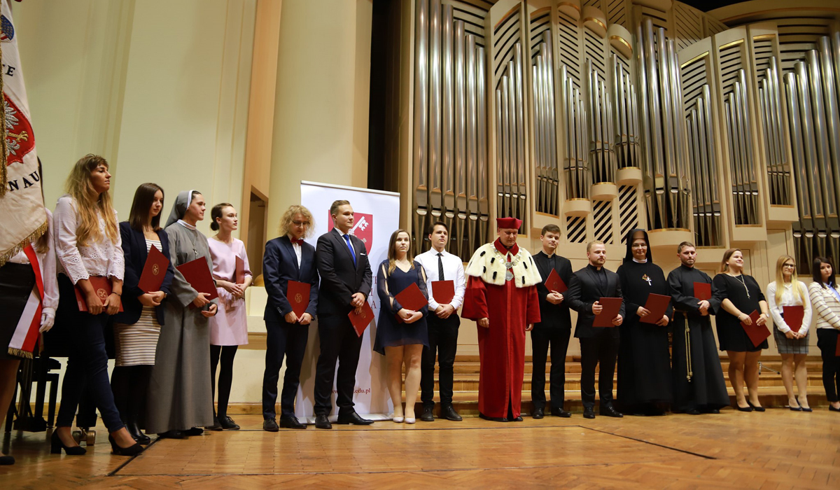 Wręczenie nagrody Rektora UPJPII s. Augustianie Wierzbickiej