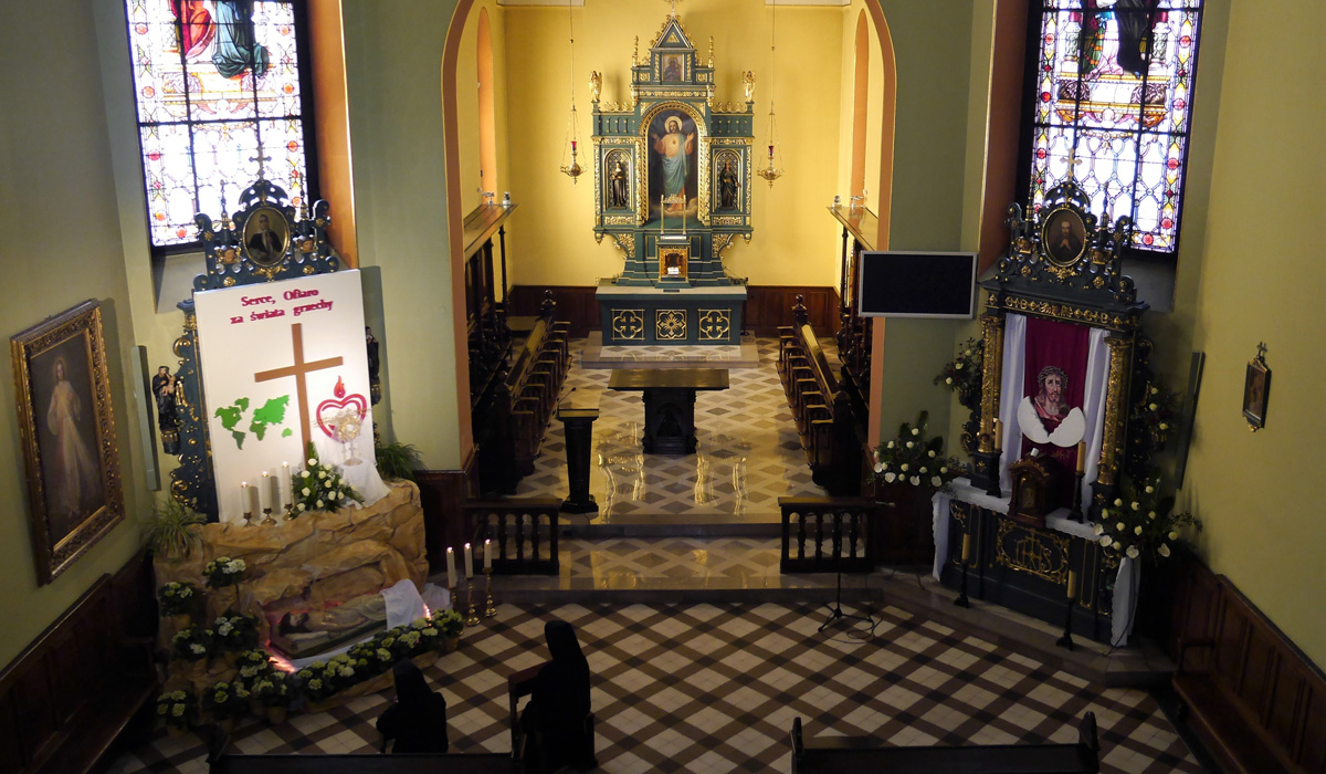 Święte Triduum Paschalne w kościele Sióstr Sercanek w Krakowie