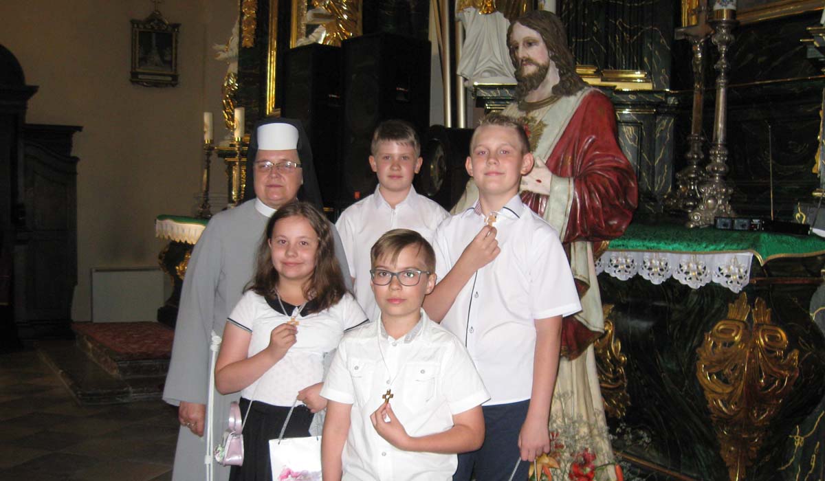 Przyjęcie do Dziecięcej Rodziny Sercańskiej w Pińczowie