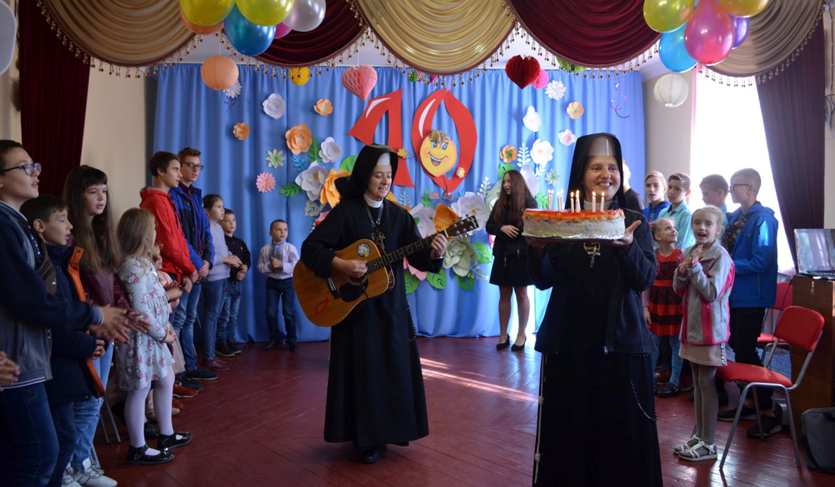 10-lecie Świetlicy „Ziarenko” w Nowogradzie Wołyńskim na Ukrainie