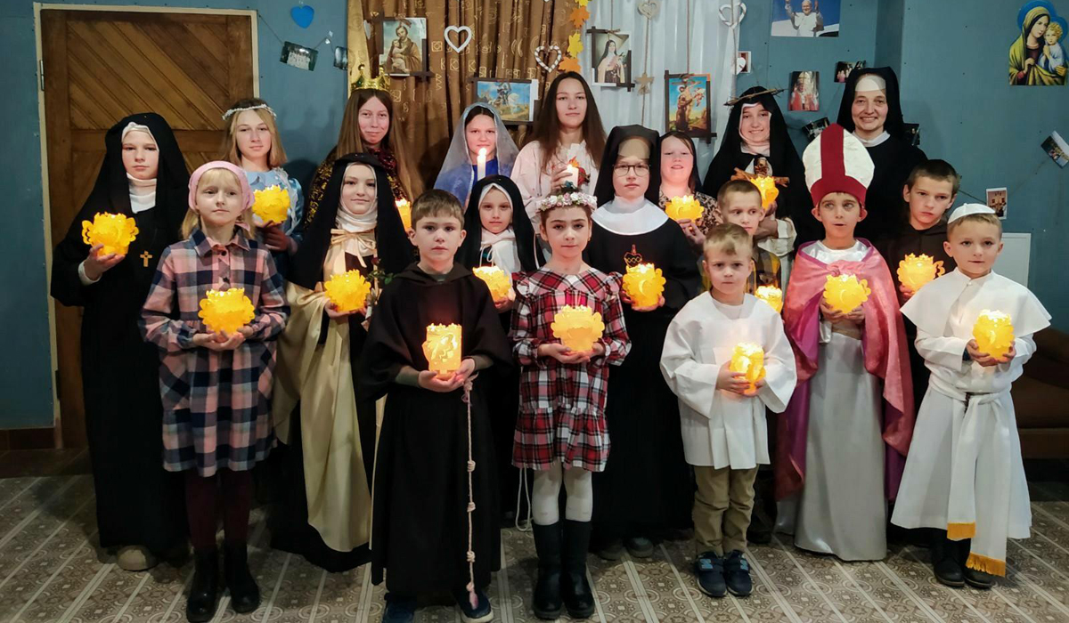 Bal Wszystkich Świętych w Nowogradzie Wołyńskim na Ukrainie