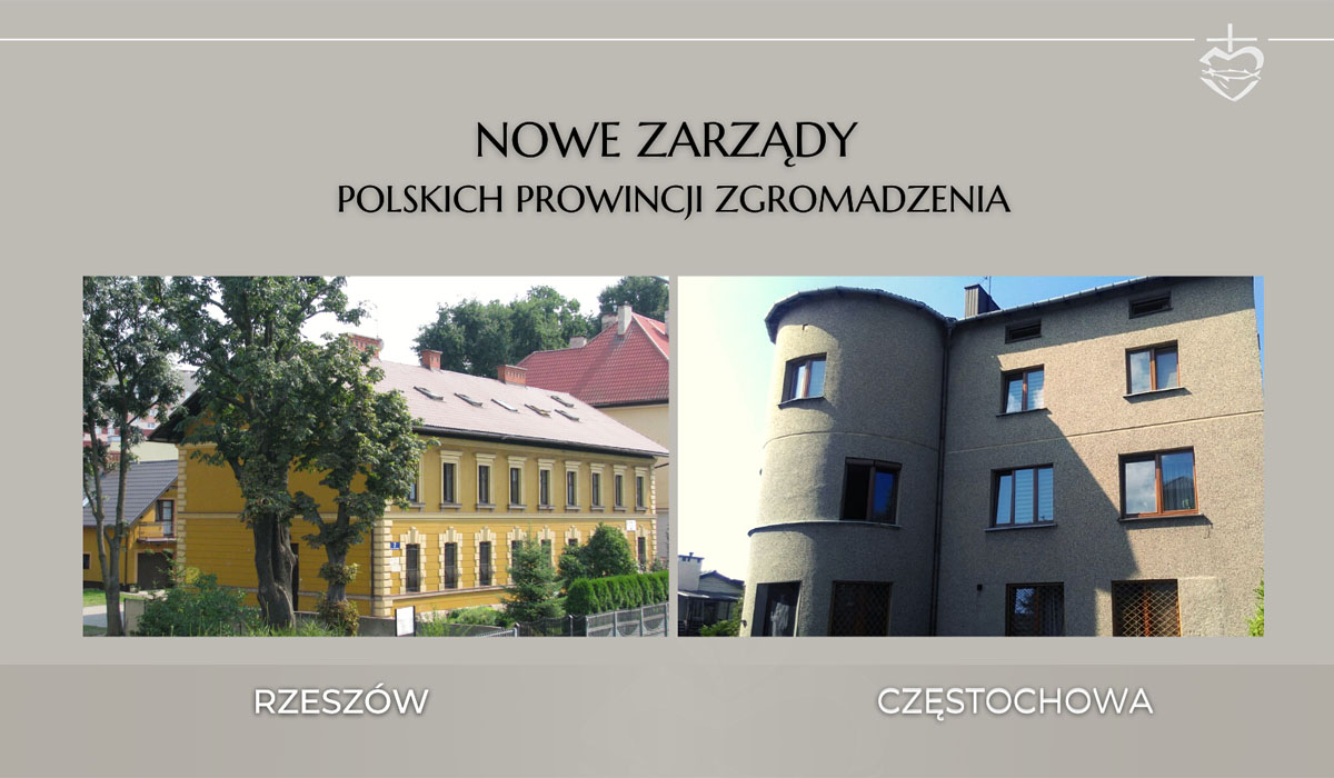 Nowy zarządy polskich prowincji Zgromadzenia