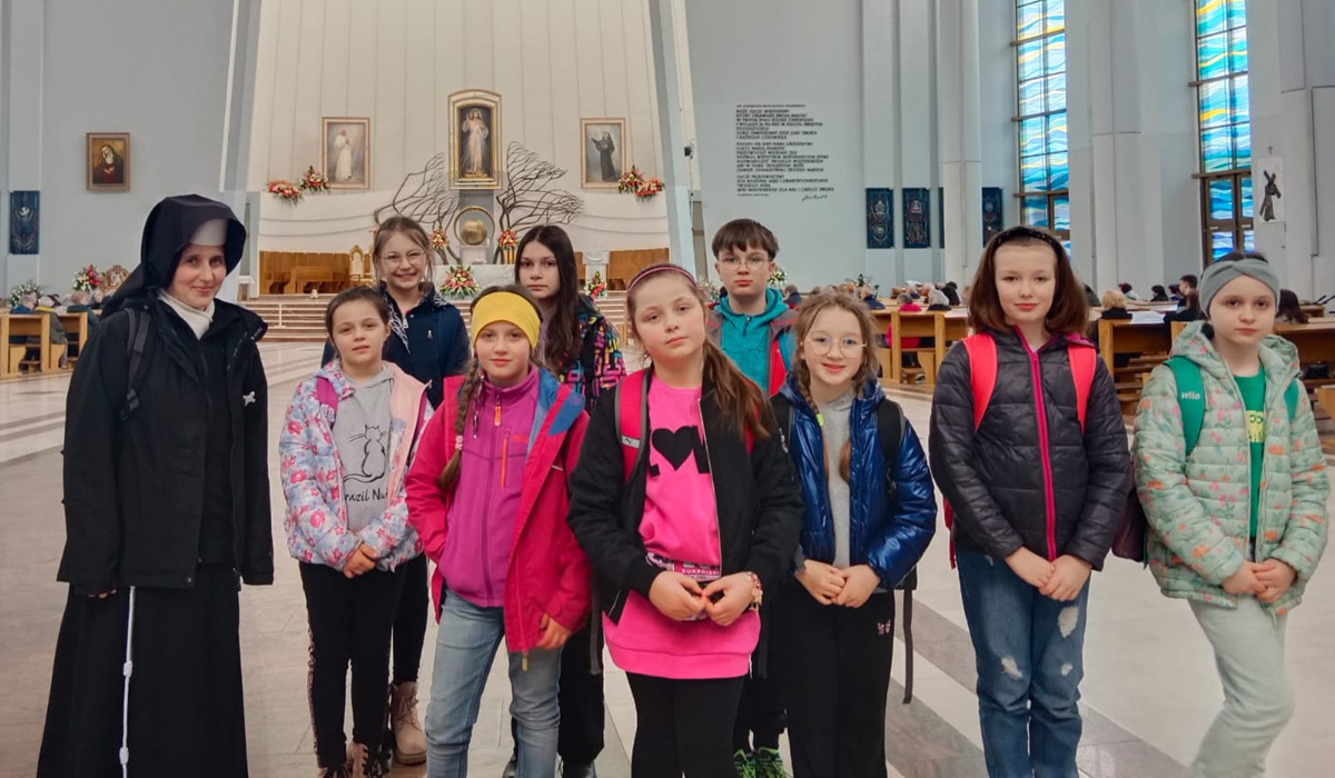 Pielgrzymka Dziecięcej Rodziny Sercańskiej do Krakowa