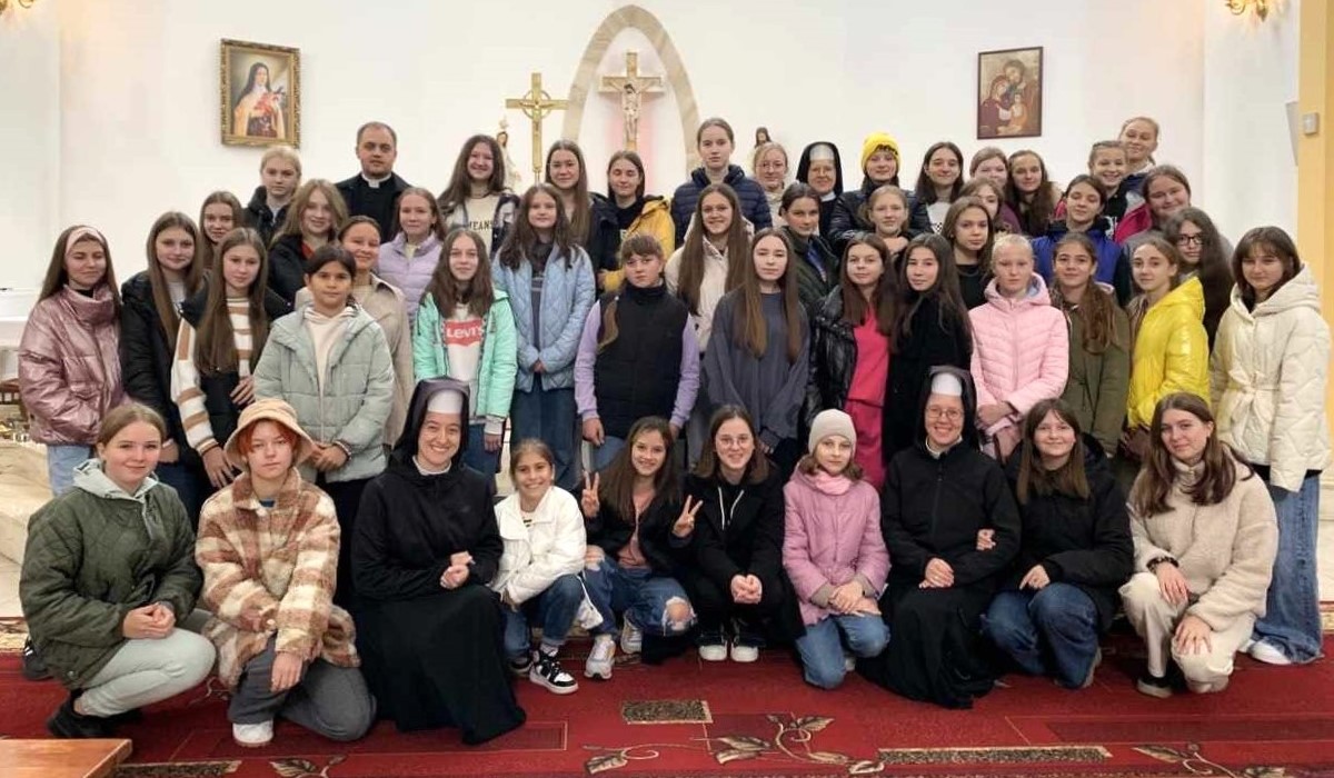 Rekolekcje dla dziewcząt w Brodach na Ukrainie