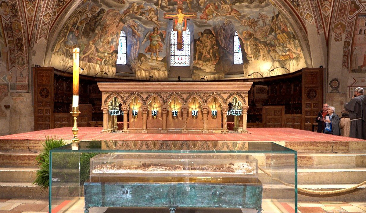 Ekspozycja doczesnych szczątków św. Franciszka